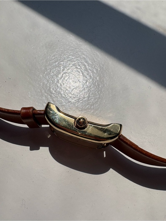 Tory Burch Eleanor Watch Gold Case Brown Leather Strap main image 6